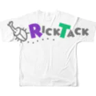 RICKTACKのRick Tack 【 for メンズ＆レディース 】 All-Over Print T-Shirt :back