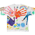 おててのどうぶつえんのおててのどうぶつえん All-Over Print T-Shirt :back