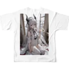 💕第52歩兵連隊💕の美少女悪魔 フルグラフィックTシャツの背面