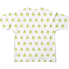 Pixel Poopのうんちパターン（イエロー）| Poop pattern (Yellow) All-Over Print T-Shirt :back