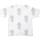 tmy_fのぱんくんだらけ All-Over Print T-Shirt :back