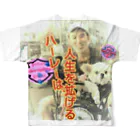 ハーレー最大最強SNOOPYのれいわ勝手連Driver&Bikers５番 All-Over Print T-Shirt :back