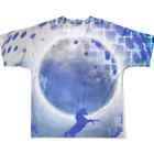 のびのびショップの幻想的 All-Over Print T-Shirt :back