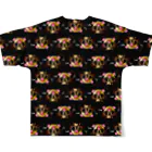 HoneyBerryJapanのZIPPER GLIDER All-Over Print T-Shirt :back