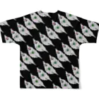 2high のkush monster All-Over Print T-Shirt :back