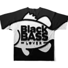 アジンガーのバスラバ黒 All-Over Print T-Shirt :back