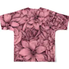 kazu_gのサクラ色の花園 All-Over Print T-Shirt :back