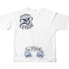 metao dzn【メタヲデザイン】のハーレイ・クイン【TATOO】（両面） All-Over Print T-Shirt :back