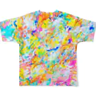 color me color worldのirodori All-Over Print T-Shirt :back