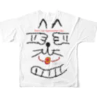 manulnuma131のBlack cat application day🐱 All-Over Print T-Shirt :back
