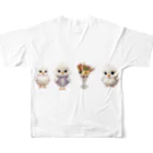 CHIKUSHOのひよこシャツ All-Over Print T-Shirt :back