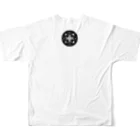 NEOJAPANESESTYLE                               の煩悩108黒髑髏 All-Over Print T-Shirt :back