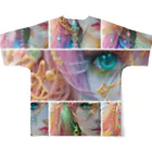 💖宇宙整体♪🌈♪こころからだチャンネル♪💖のcutie mermaid REINA WORLD フルグラフィックTシャツの背面