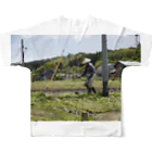 Ossan Collectionのgihei_ossan T-shirt from NISIAIZU All-Over Print T-Shirt :back