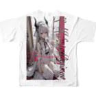 💕第52歩兵連隊💕の可愛い美少女 フルグラフィックTシャツの背面