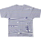 dizzyのNavy Stripes All-Over Print T-Shirt :back