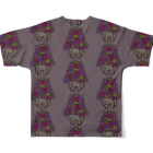 madeathのPatchingMushroomＴ All-Over Print T-Shirt :back