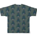 madeathのPatchingMushroomＴ All-Over Print T-Shirt :back