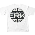 脳力療法研究所【TEAM 脳RK】の脳と愛のアート フルグラフィックTシャツの背面