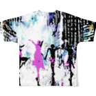 Moichi Designs Shop-2023のnew york dancer All-Over Print T-Shirt :back