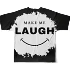 レモングラスのLAUGH 笑う フルグラフィックTシャツの背面