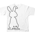 Lapin Fam.のうさぴょんシリーズ フルグラフィックTシャツの背面