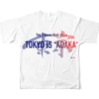 zeR0の東京は青赤だ - TOKYO IS "AOAKA" - All-Over Print T-Shirt :back