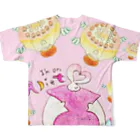 maesae-youmeのまふふなゆうわく All-Over Print T-Shirt :back