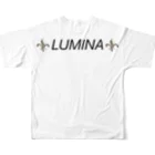 Luminaの百合の魂 フルグラフィックTシャツの背面