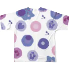 WKのミュージアムショップのけっきゅういっぱい All-Over Print T-Shirt :back