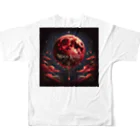 いざさんのMOON ROUGE - 紅の月の魅力をあなたに All-Over Print T-Shirt :back