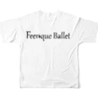 feerique balletのFeerique ballet All-Over Print T-Shirt :back