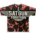 dj.ytkの大里軍公認グッズ フルグラフィックTシャツの背面