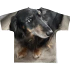 Kawaii-Animaru-Storeの犬 フルグラフィックTシャツの背面