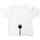 Our.s SUZURI店ののこり残量1％ All-Over Print T-Shirt :back