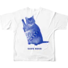 毎日ころりんのSAKE NEKO フルグラフィックTシャツの背面