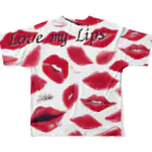 NaROOMのLove my Lips💗 フルグラフィックTシャツの背面