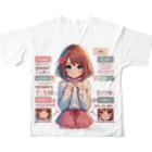 ぴくちゃー55のmanami フルグラフィックTシャツの背面