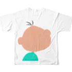 ザ☆めんまのお店の笑太郎（えみたろう） フルグラフィックTシャツの背面