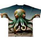 KINTA.MARIAのoctopus All-Over Print T-Shirt :back