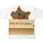 黒猫たんとちゃんの猫さん All-Over Print T-Shirt :back