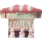 NaROOMのPopular Rabbit 🐰 フルグラフィックTシャツの背面