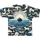 nyonsunの宝箱の自然界からのメッセージ2 All-Over Print T-Shirt :back