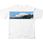 ReallyCoolMamoruの秋田鳥海山_AkitaChoukaisan フルグラフィックTシャツの背面