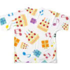 つきしょっぷのおたんじょうび All-Over Print T-Shirt :back