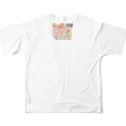 mei’s_atelier_shopのバーガーTシャツ フルグラフィックTシャツの背面