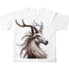 ピネファインの伝説の生き物麒麟降臨 All-Over Print T-Shirt :back