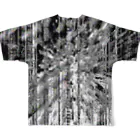 水草の炸裂 All-Over Print T-Shirt :back