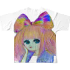 このっけるの♡ Cawaii ♡ girl ♡ All-Over Print T-Shirt :back