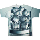 SALVADORSのSquare Ice Cubes All-Over Print T-Shirt :back